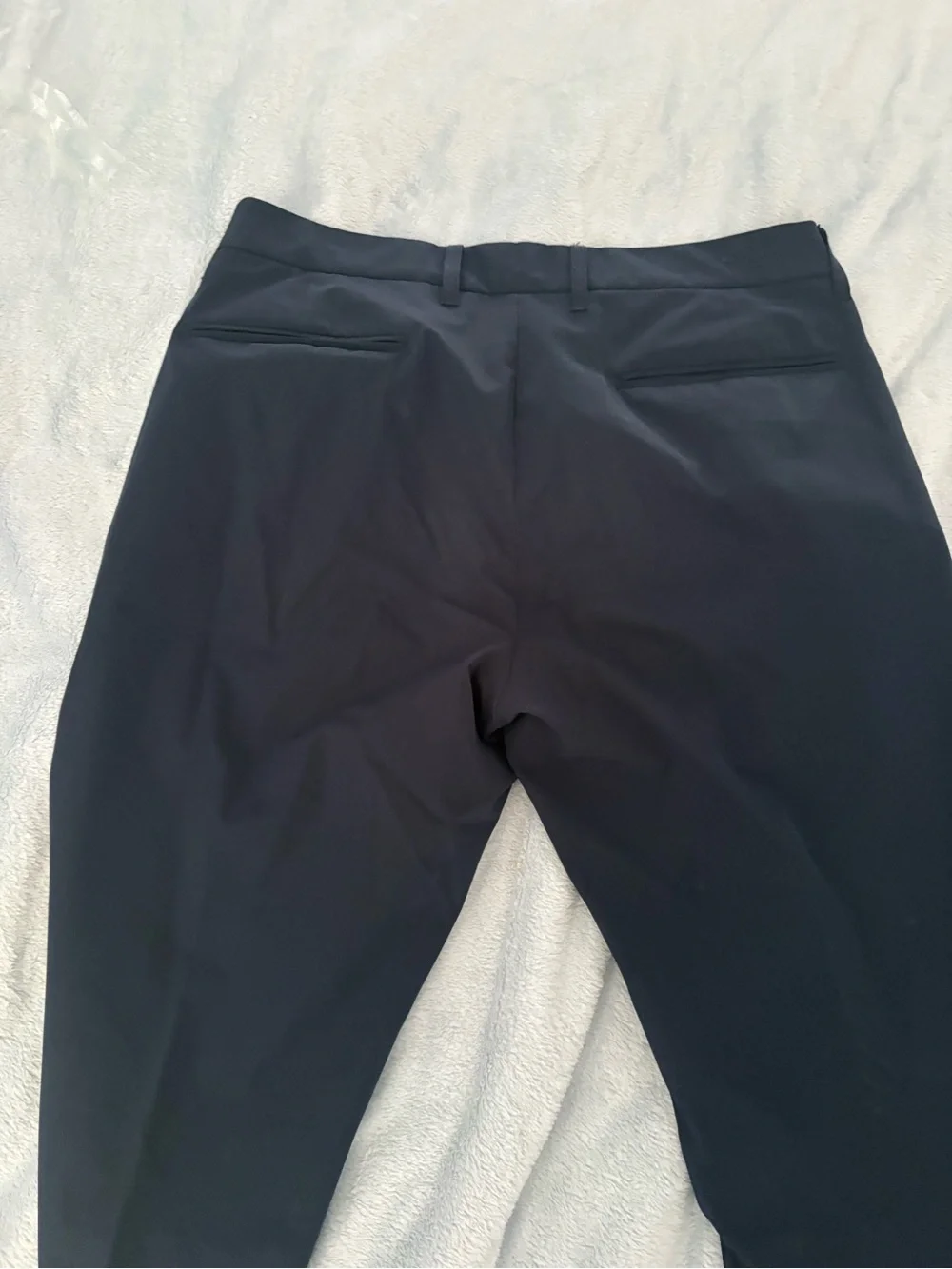 J. Crew Navy Straight-Leg Trousers
